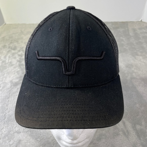 Kimes Ranch Trucker Hat Cap Black Snapback Adjustable Logo Patch - Picture 1 of 9